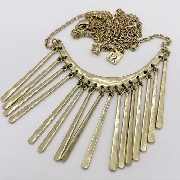 Banana Republic Jewelry - Banana Republic Gold Fringe Necklace